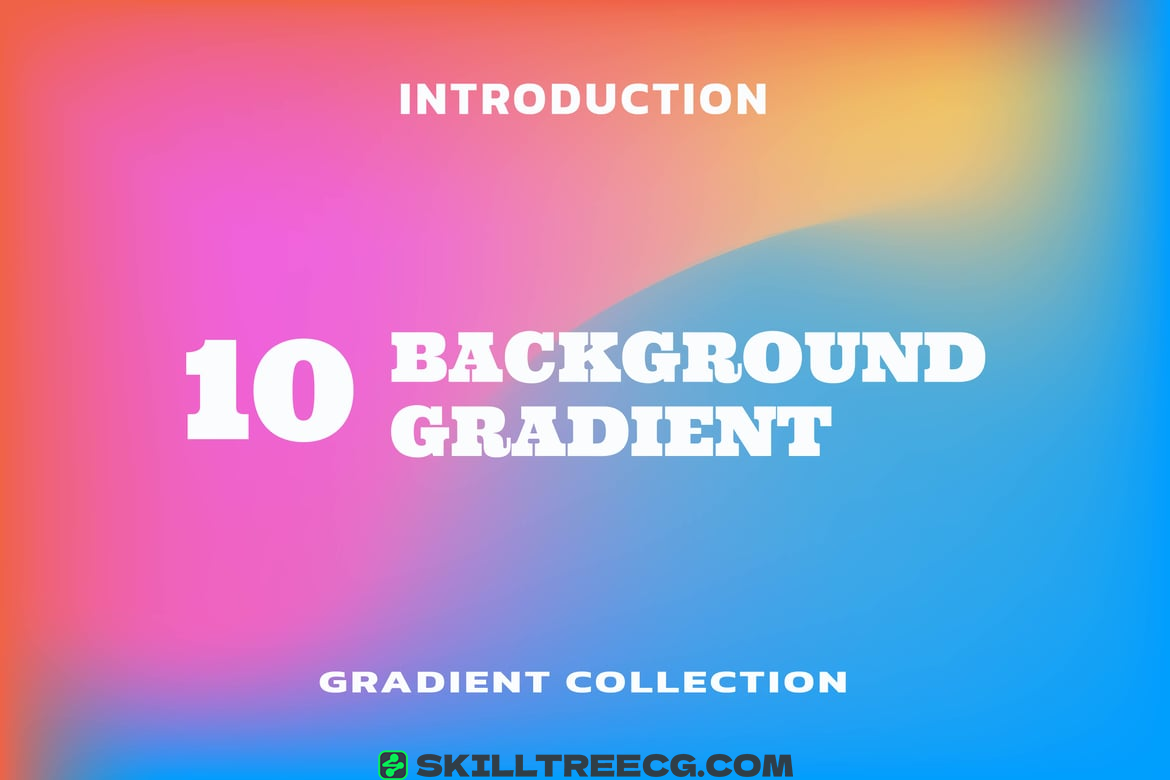 10 Gradient Vintage Background（111642）-技能树